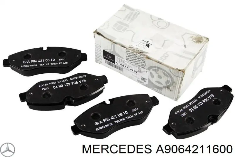 Передні тормозні колодки A9064211600 Mercedes
