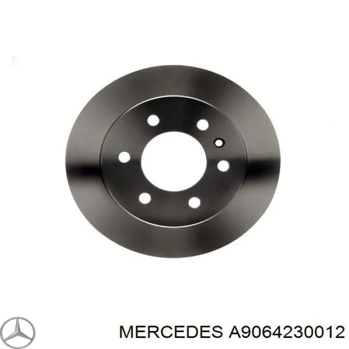 A9064230012 Mercedes диск гальмівний задній