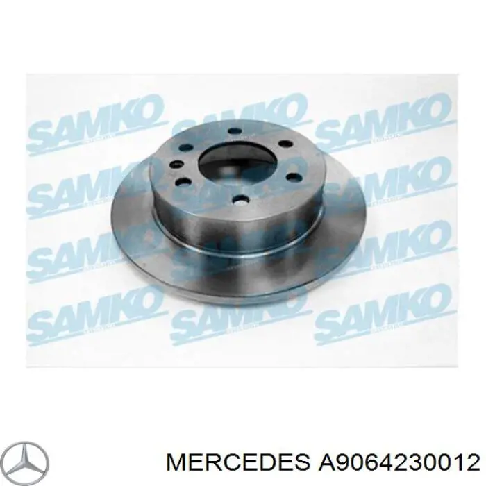 Купити A9064230012 Mercedes Диск заднього гальма