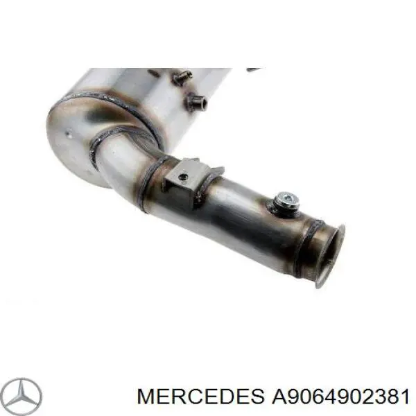 Конвертор-каталізатор (каталітичний нейтралізатор) Mercedes A9064902381 ціна, від 268.09 USD