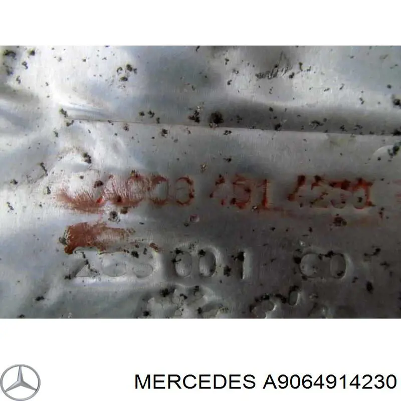 Захист (тепловий екран) вихлопної системи Mercedes A9064914230 ціна, від 33.86 USD