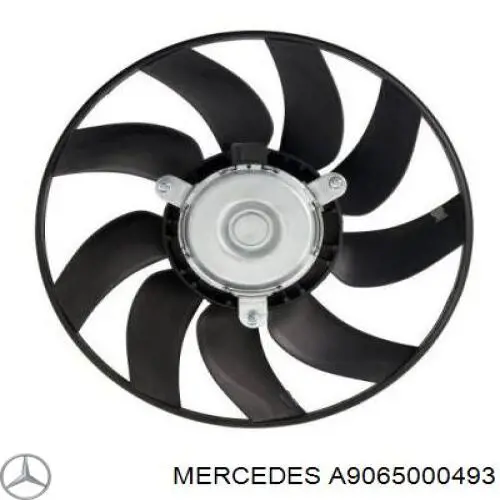A9065000493 Mercedes вентилятор/крильчатка радіатора охолодження