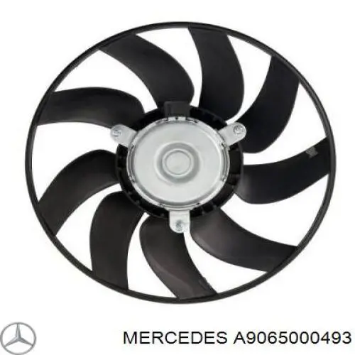 Купити A9065000493 Mercedes Вентилятор/крильчатка радіатора охолодження