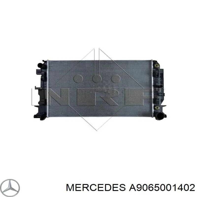Радіатор охолодження Mercedes A9065001402