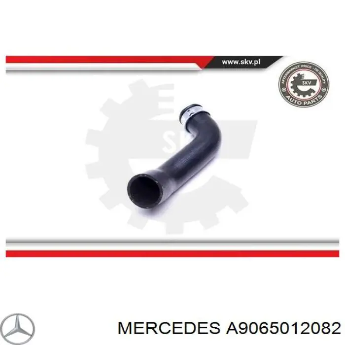 9065012082 Mercedes шланг/патрубок радіатора охолодження, нижній