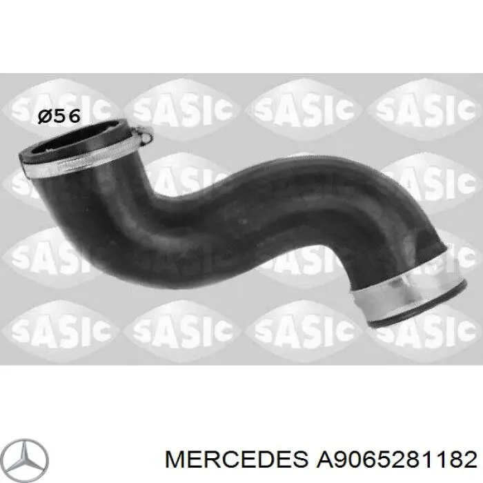Трубка, що нагнітається Mercedes A9065281182 ціна, від 31.30 USD