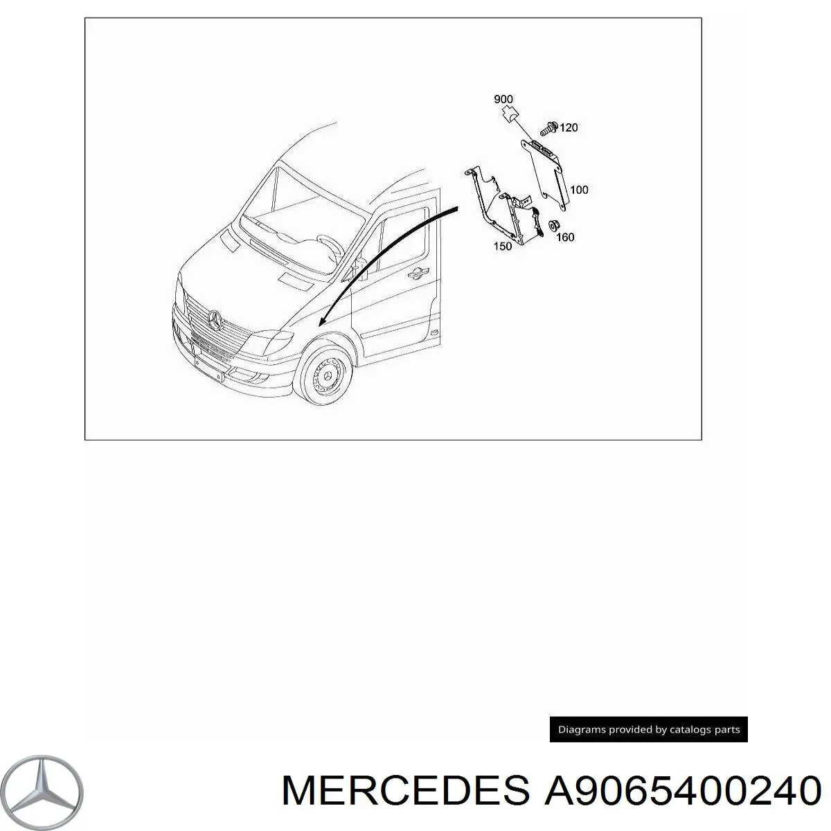  Mercedes A9065400240 ціна, від 12.67 USD