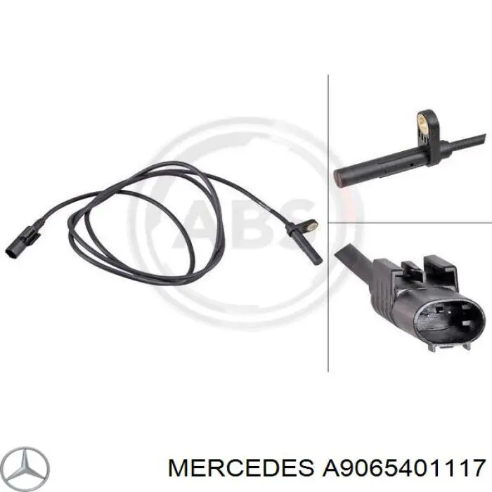 A9065401117 Mercedes датчик абс (abs задній, лівий)