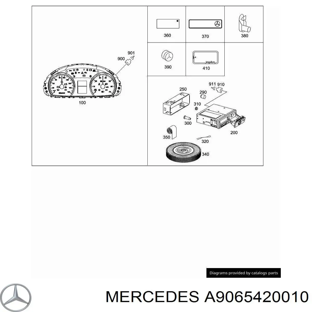  Mercedes A9069004501 ціна, від 112.49 USD