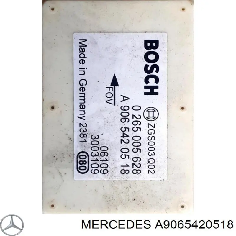 Датчик кута/швидкості повороту авто Mercedes A9065420518 ціна, від 7.88 USD