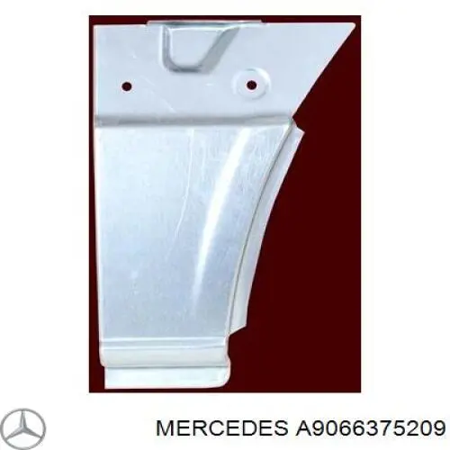 Ремонтна частина арки крила заднього, лівого Mercedes A9066375209 ціна, від 29.72 USD