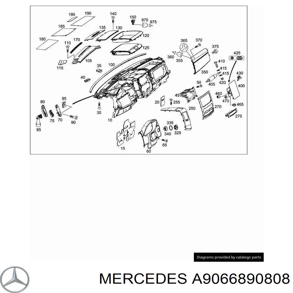  Mercedes A9066890808 ціна, від 2.56 USD