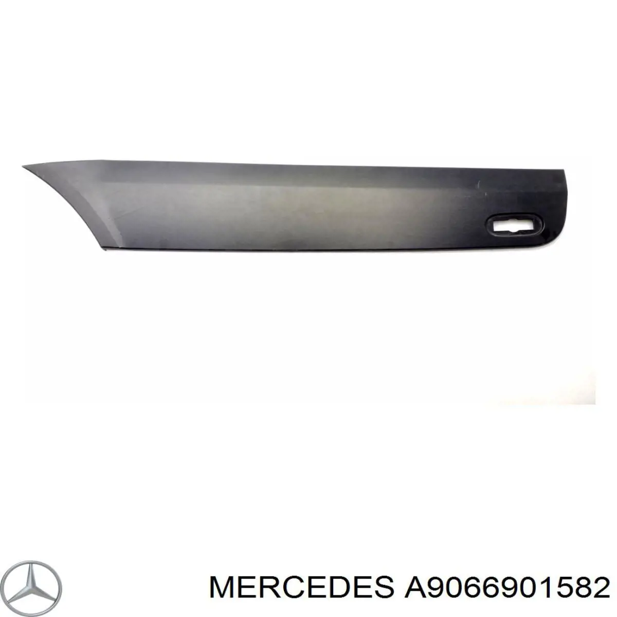 Накладка заднього лівого крила Mercedes A9066901582 ціна, від 23.04 USD