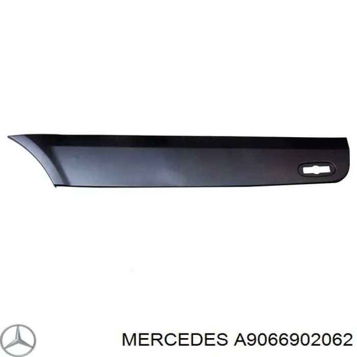 Накладка заднього правого крила A9066902062 Mercedes