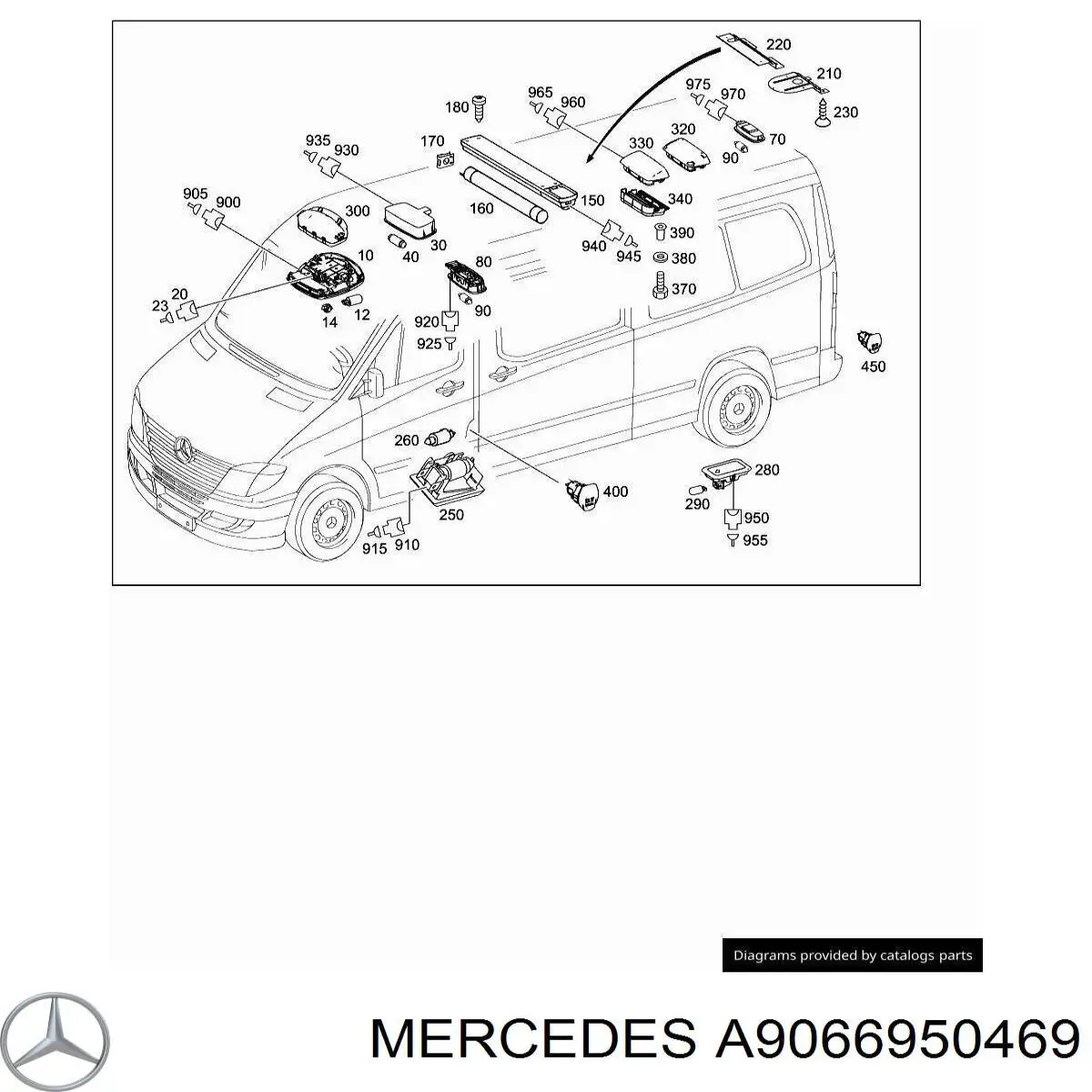  Mercedes A9066950469 ціна, від 3.80 USD