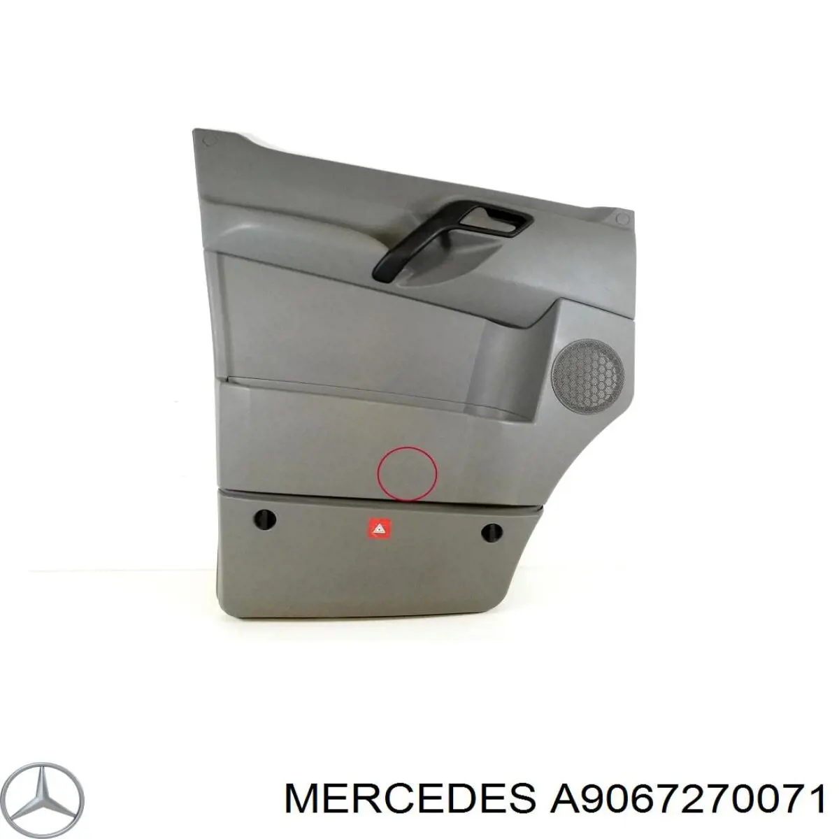 A9067270071 Mercedes обшивка-облицювання передньої двері, лівою, внутрішня