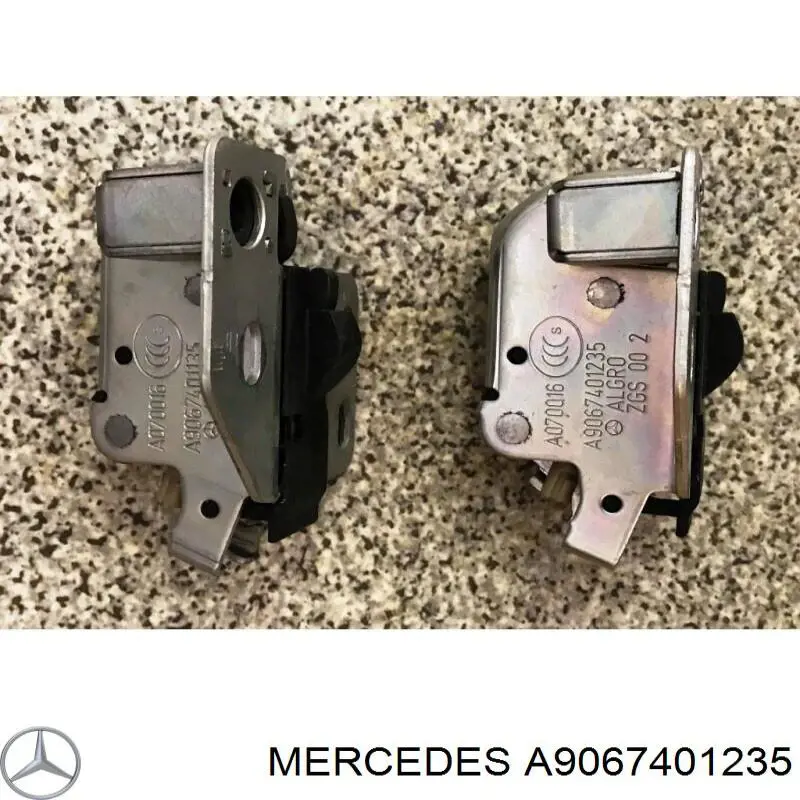 Купити A9067401235 Mercedes Замок задної лівої двостулкової двері, нижній