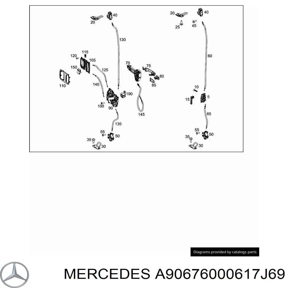 A90676000617J69 Mercedes 