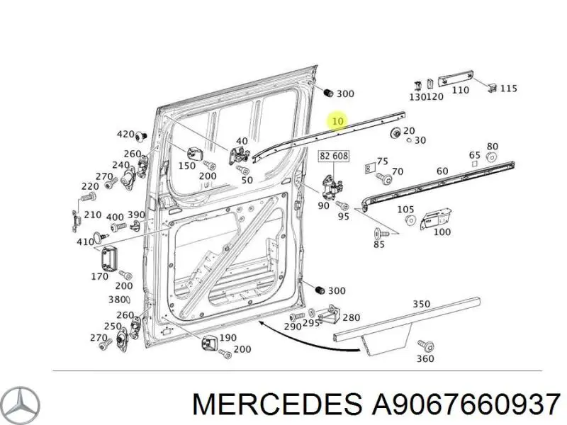  Mercedes A9067660937 ціна, від 7.73 USD