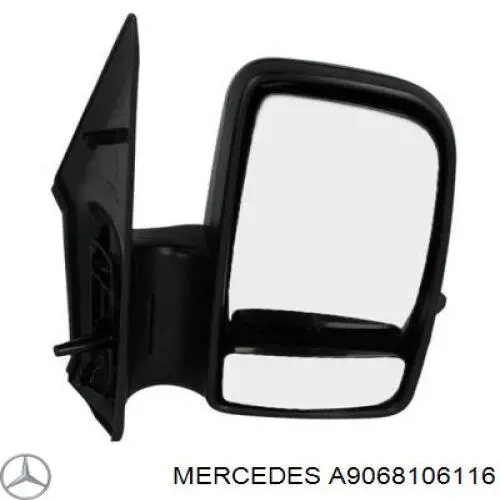 Праве бічне дзеркало Mercedes A9068106116 ціна, від 103.03 USD