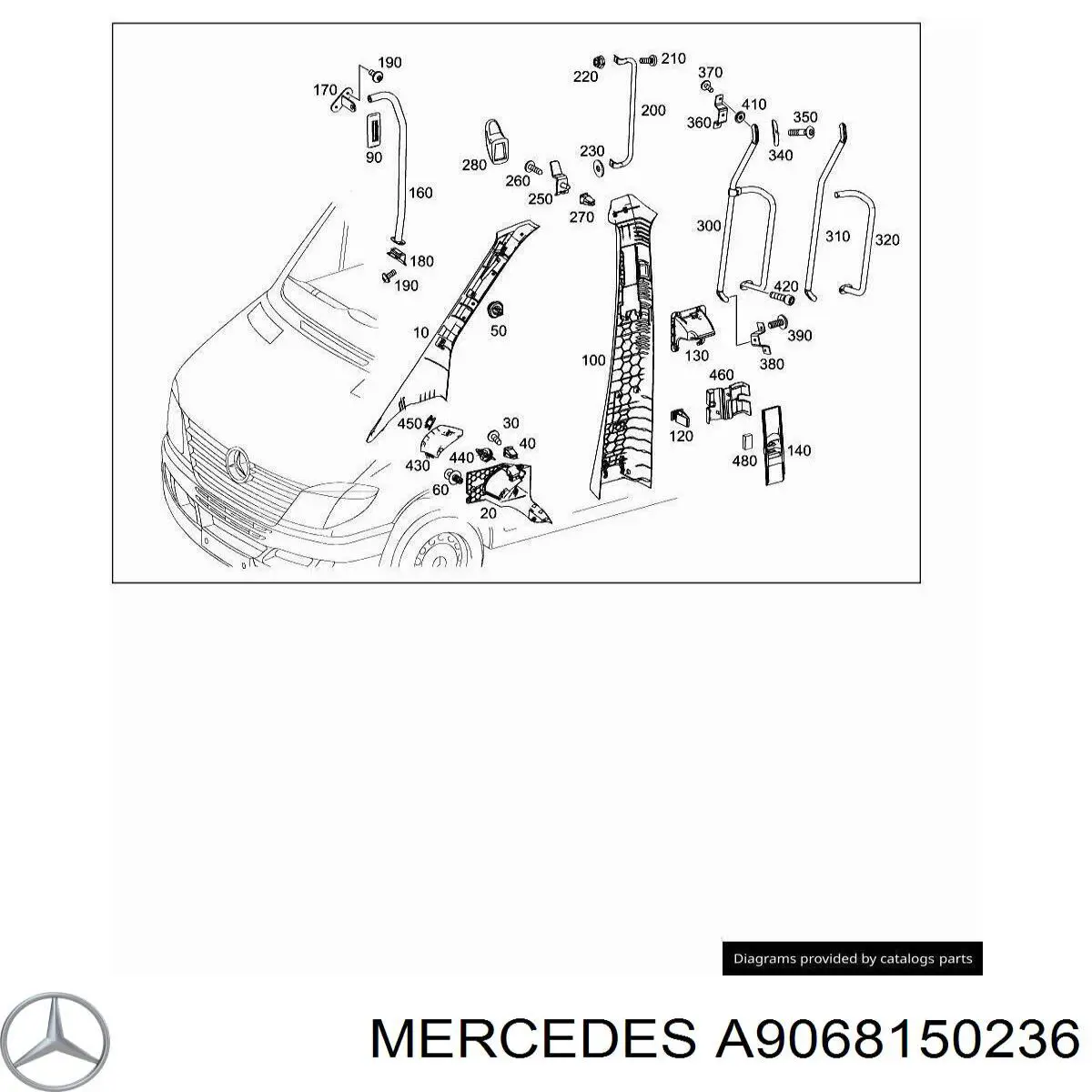 A9068150236 Mercedes 