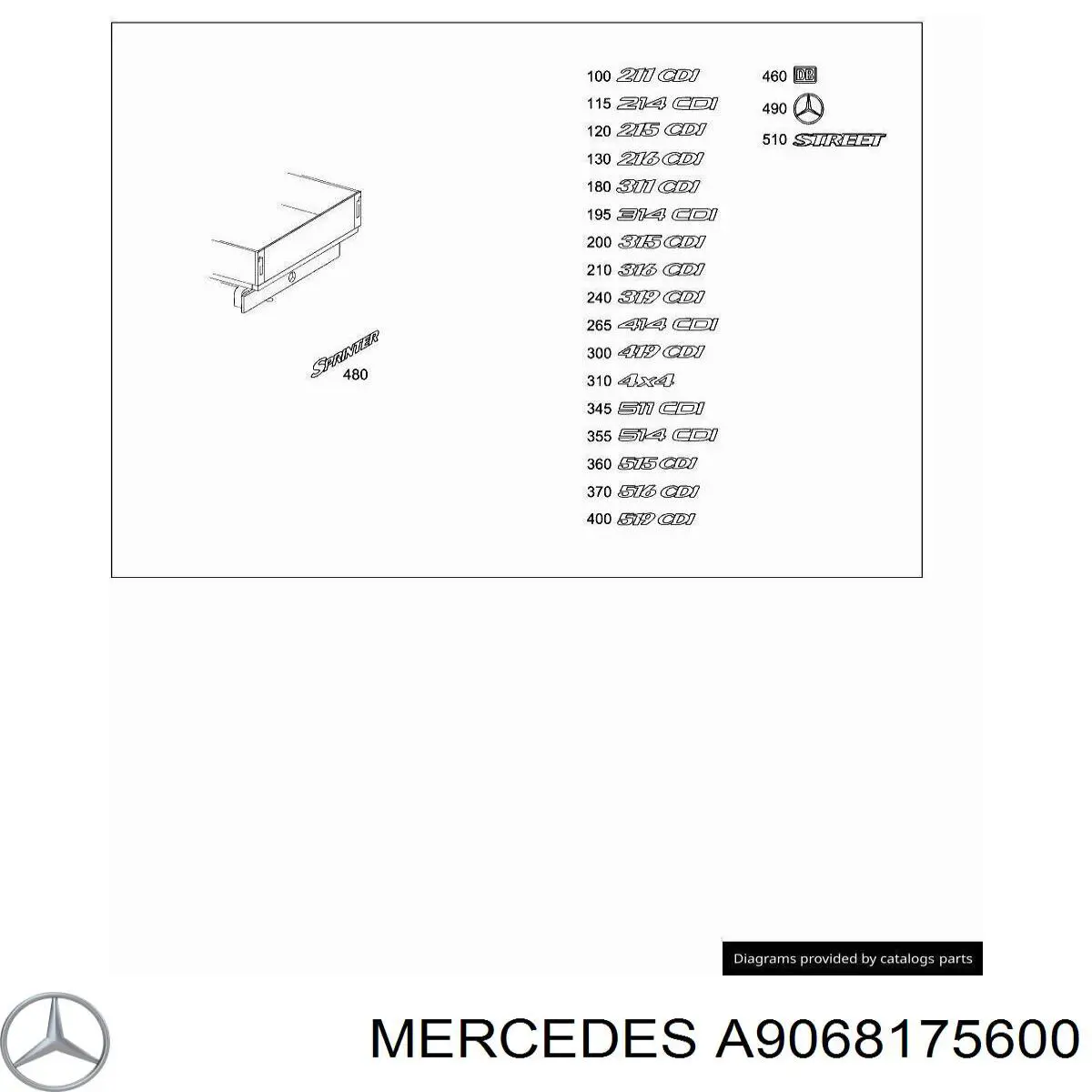 A9068175600 Mercedes 