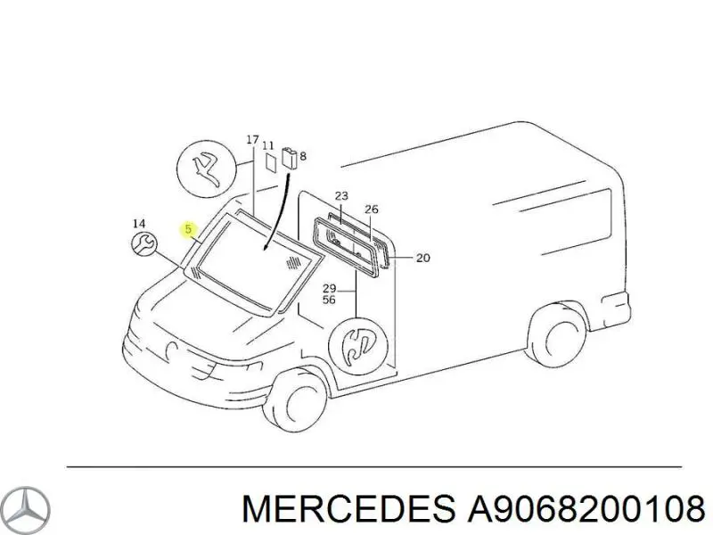 A9068200108 Mercedes 