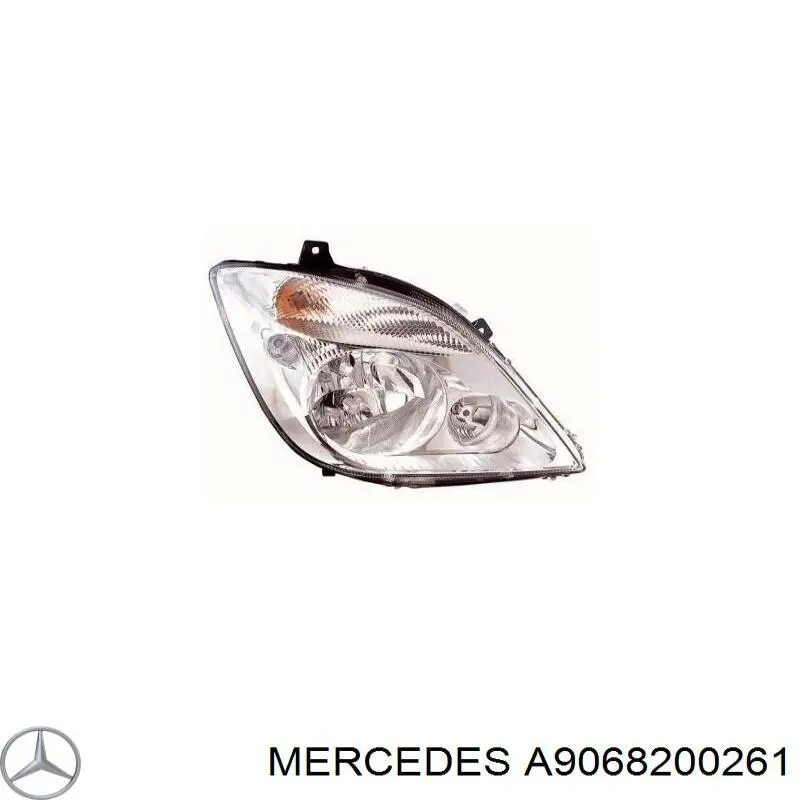 Фара правая Mercedes A9068200261 ціна, від 88.68 USD