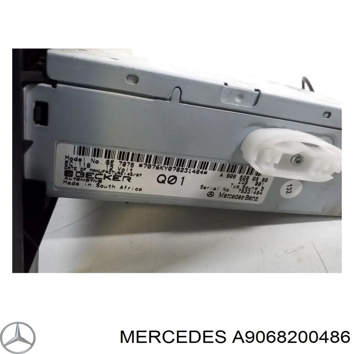 Магнітола (радіо AM/FM) Mercedes A9068200486 ціна, від 19.05 USD