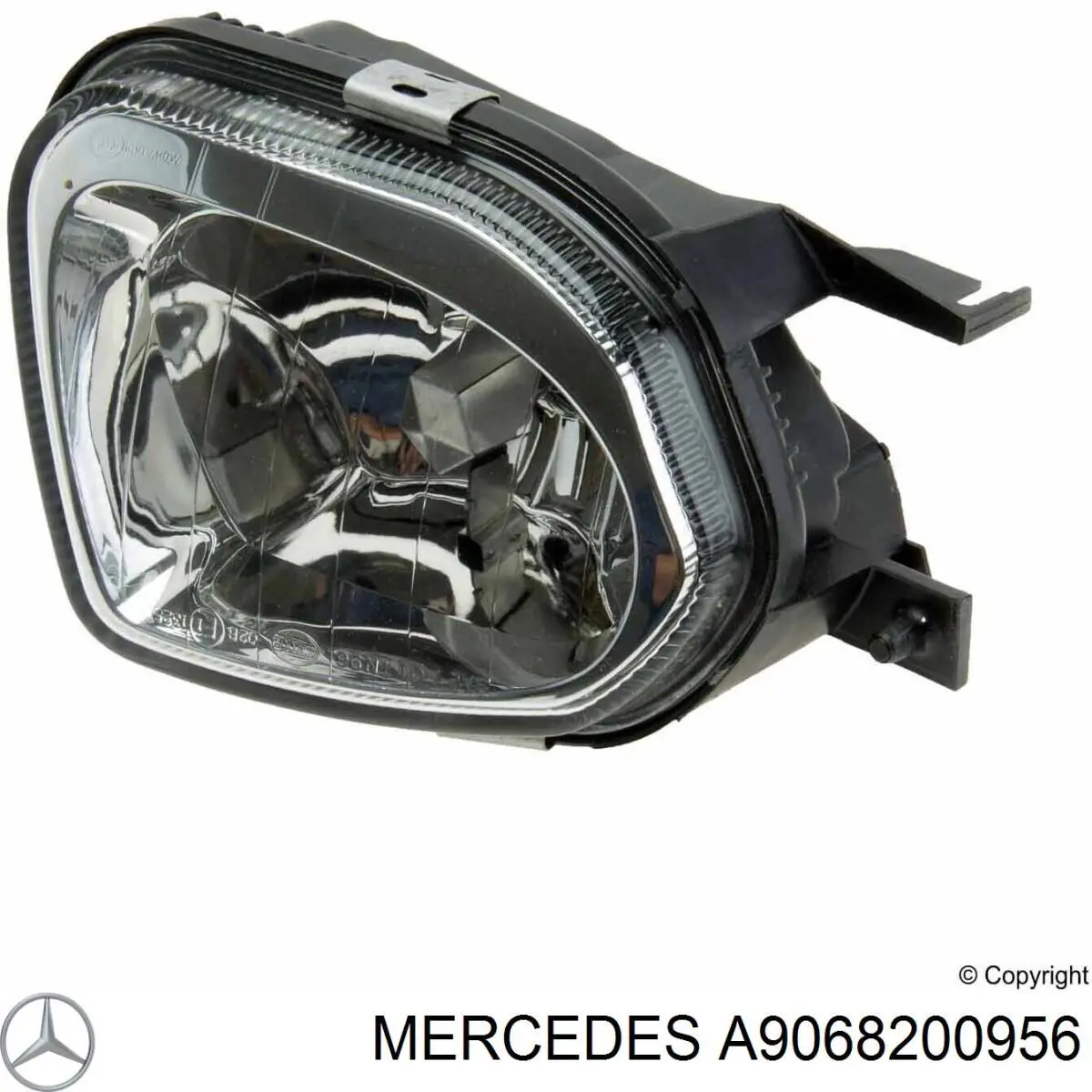 Права протитуманні фари Mercedes A9068200956 ціна, від 44.02 USD