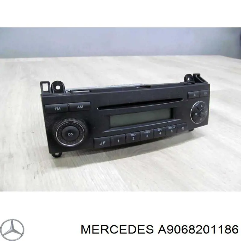 Магнітола (радіо AM/FM) Mercedes A9068201186 ціна, від 20.65 USD