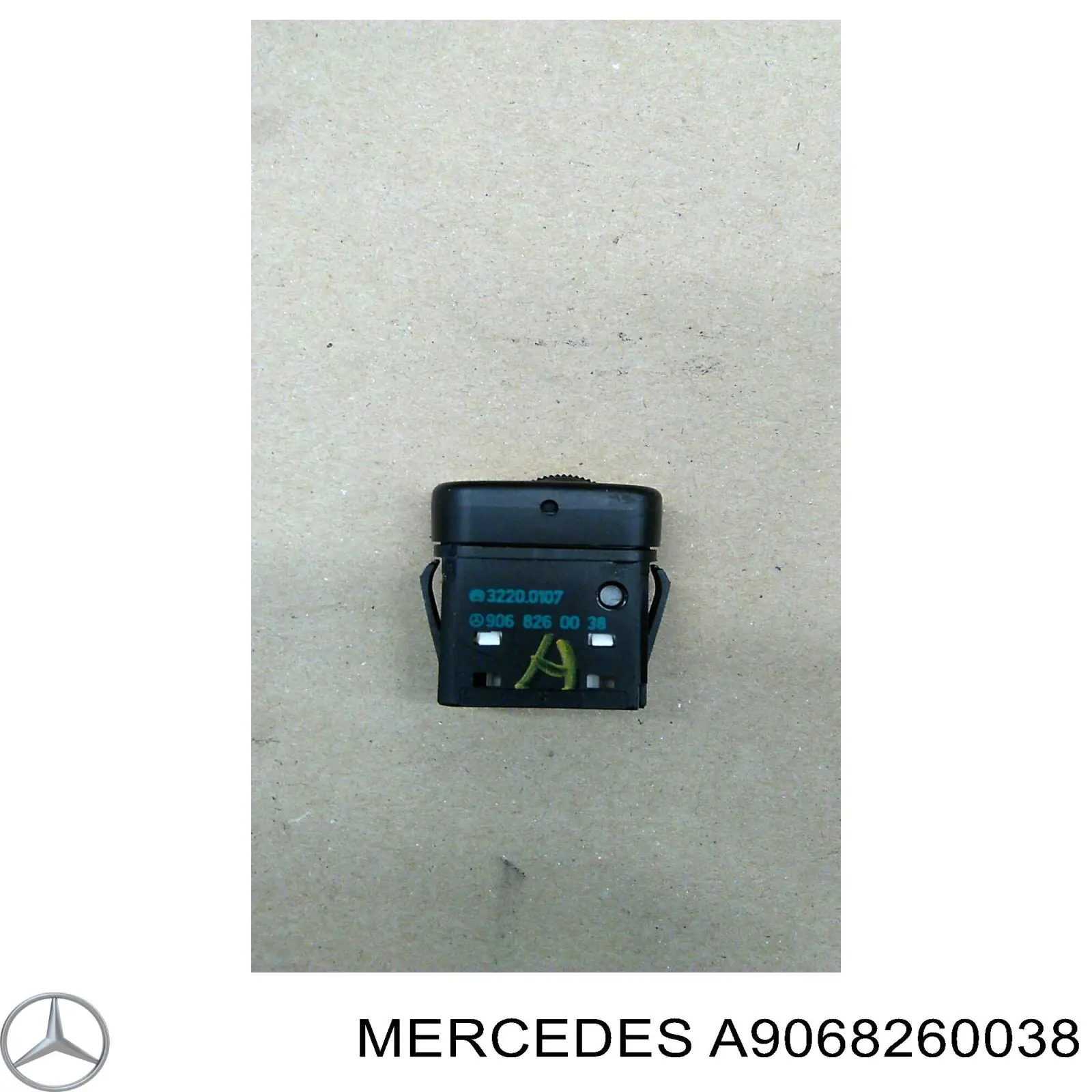 A9068260038 Mercedes Кнопка коректора фар