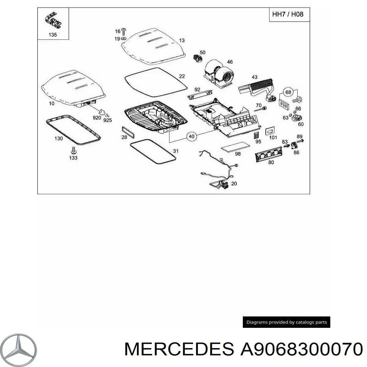 A9068300070 Mercedes 