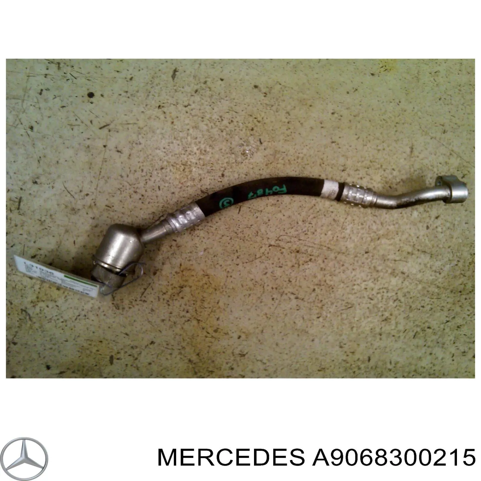 Шланг кондиціонера, від випарника до компресора Mercedes A9068305015 ціна, від 50.68 USD