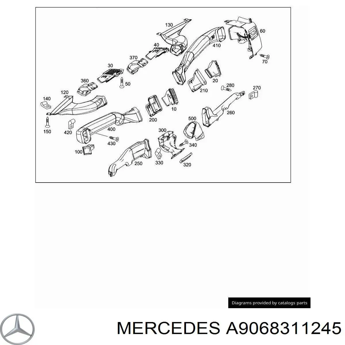  Mercedes A9068311245 ціна, від 3.01 USD