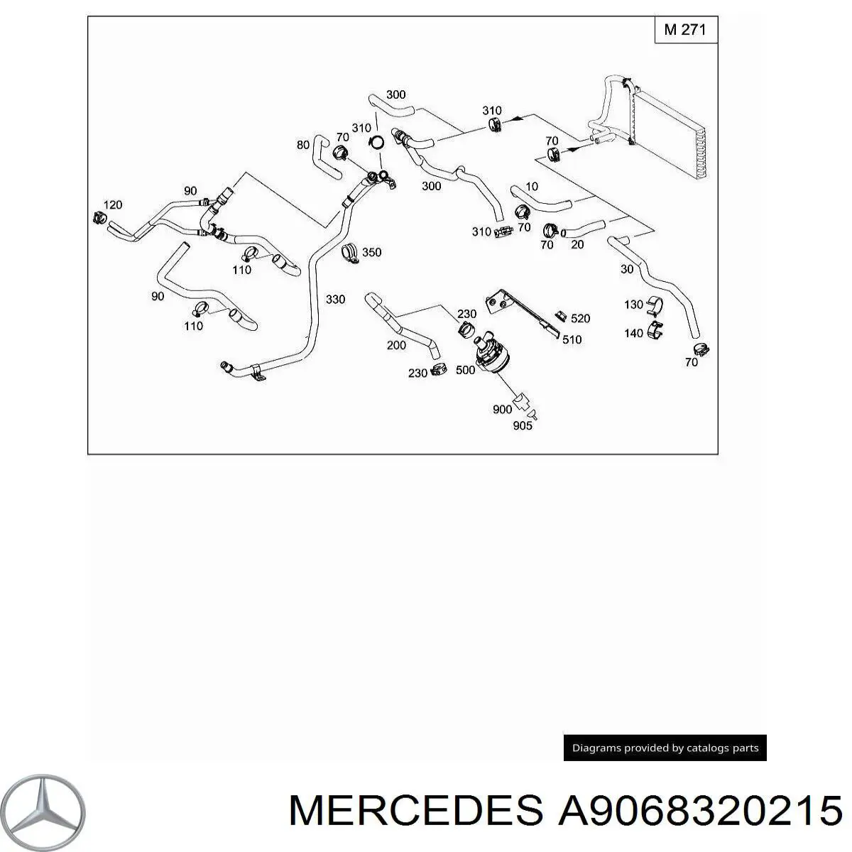 Купити A9068320215 Mercedes 