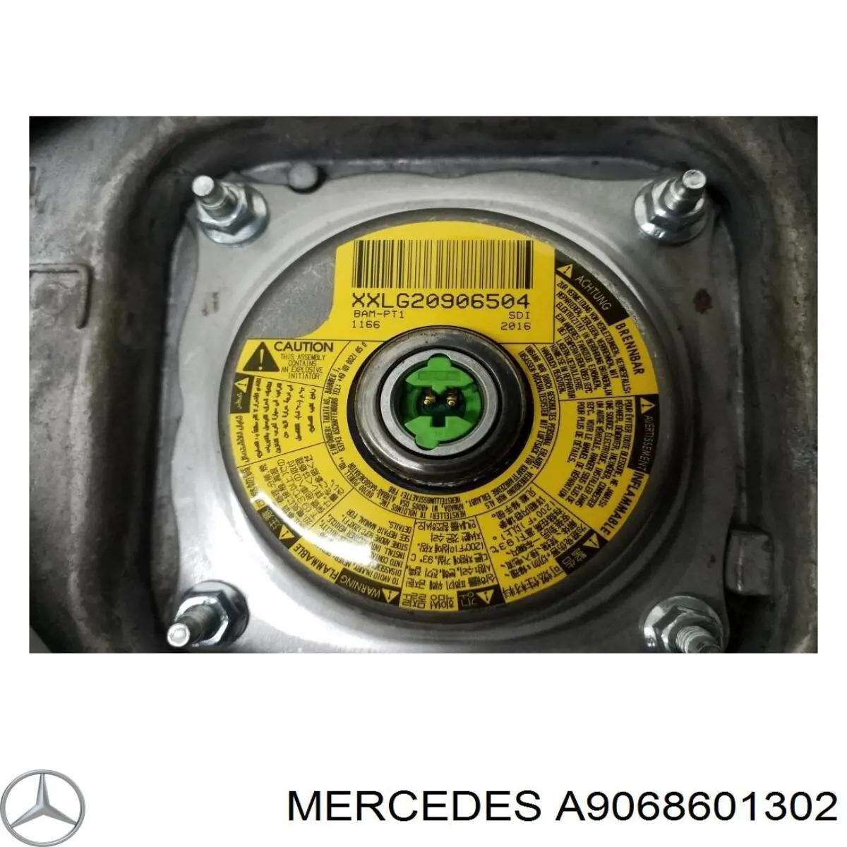A9068601302 Mercedes Подушка безпеки, водійська, AIRBAG