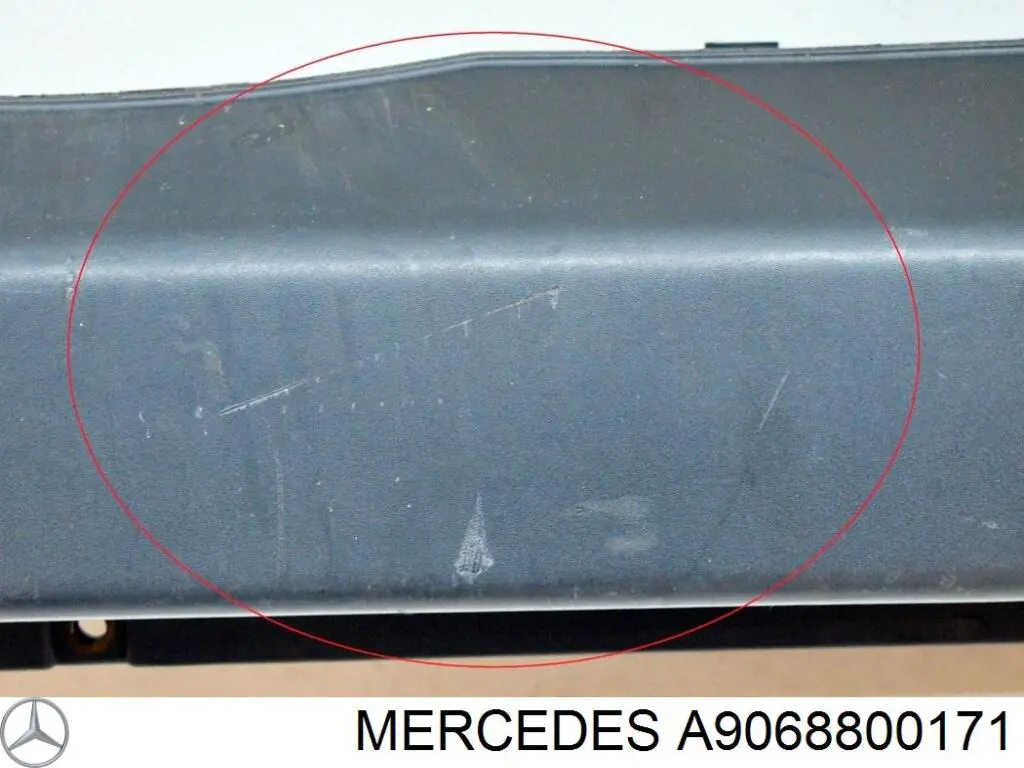 A9068800171 Mercedes бампер задній, центральна частина