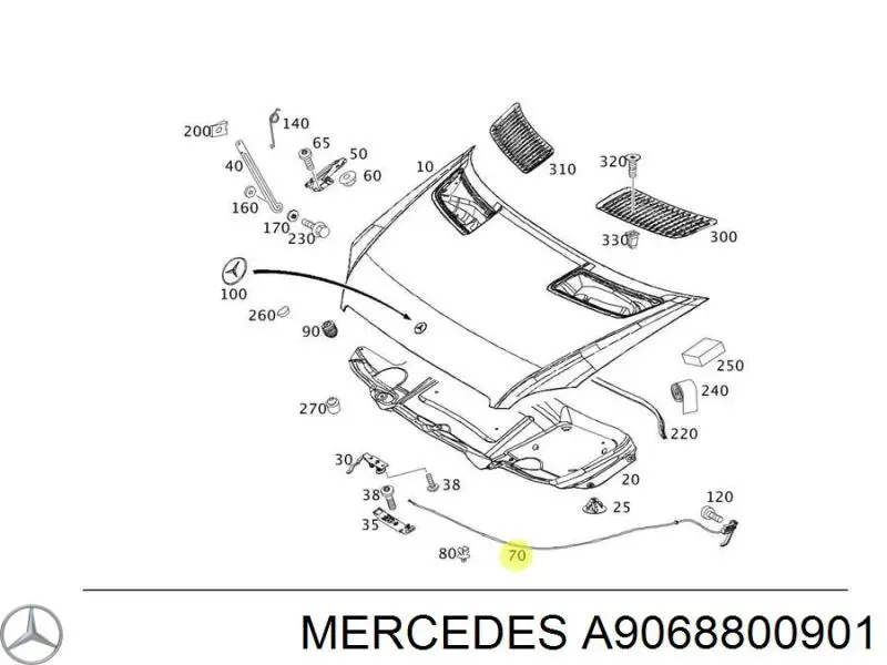 A9068800901 Mercedes 