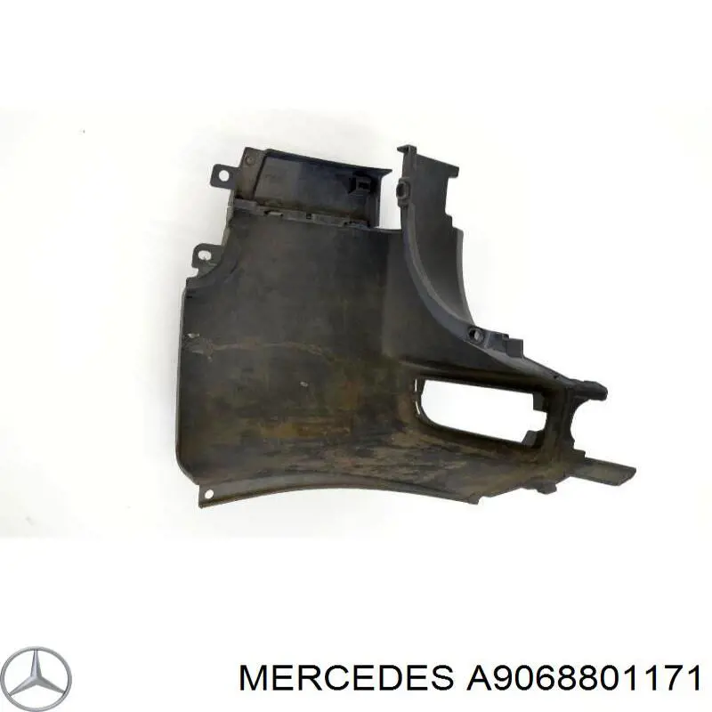 Ікло заднього бампера праве Mercedes A9068801171 ціна, від 11.68 USD