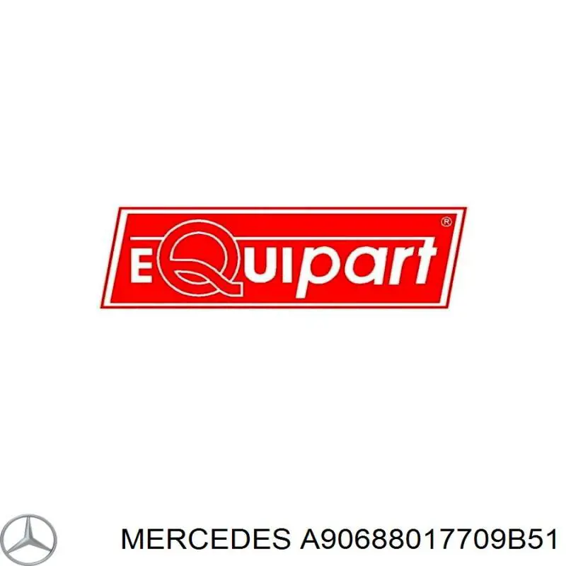 Бампер на авто Mercedes A90688017709B51 ціна, від 146.45 USD