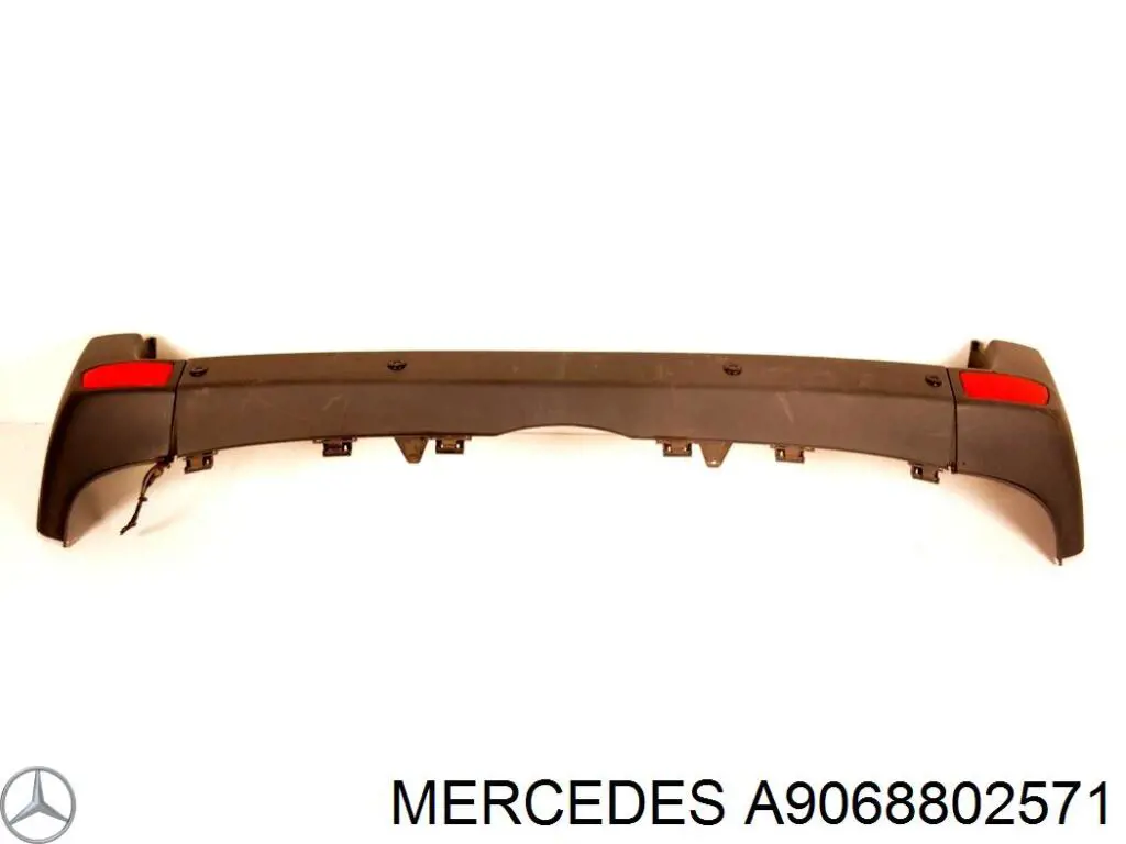 Кожух бампера заднього Mercedes A9068802571 ціна, від 145.77 USD