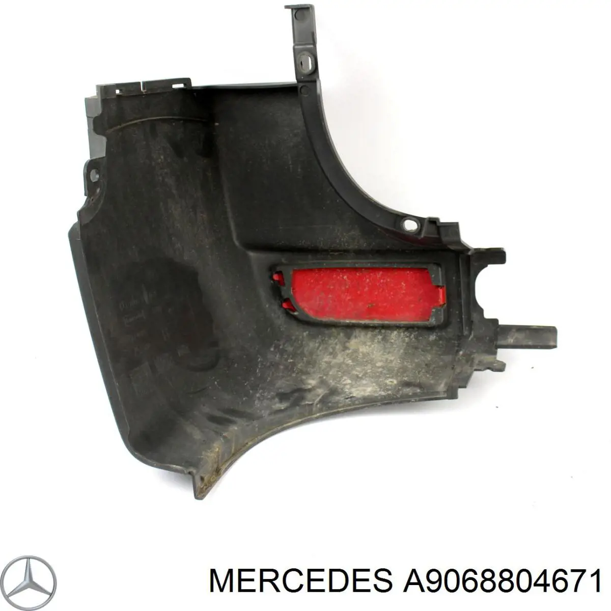 A9068804671 Mercedes бампер задній, права частина