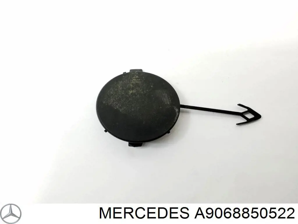 A9068850522 Mercedes заглушка бампера буксирувального гака, передня