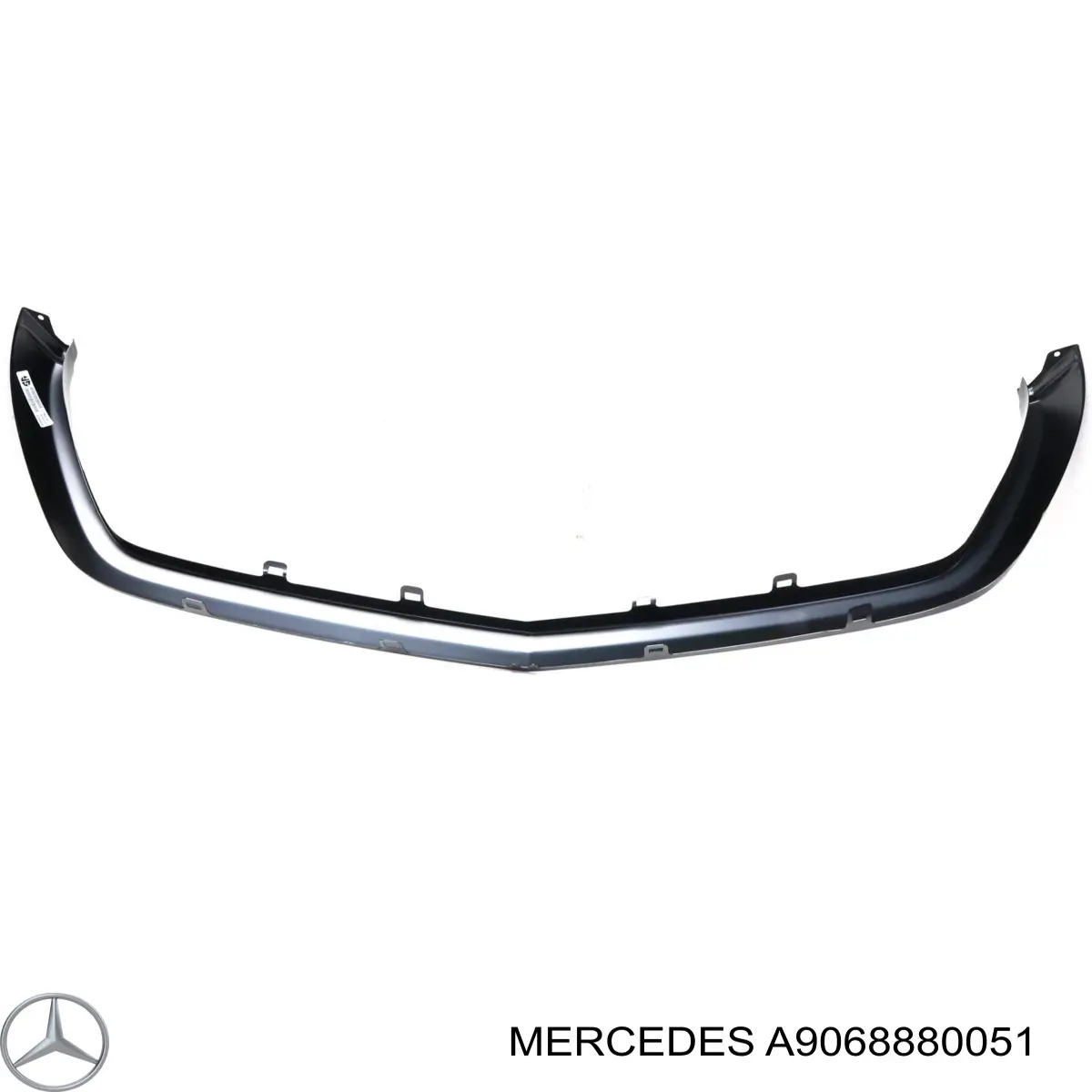 A9068880051 Mercedes накладка решітки радіатора нижня