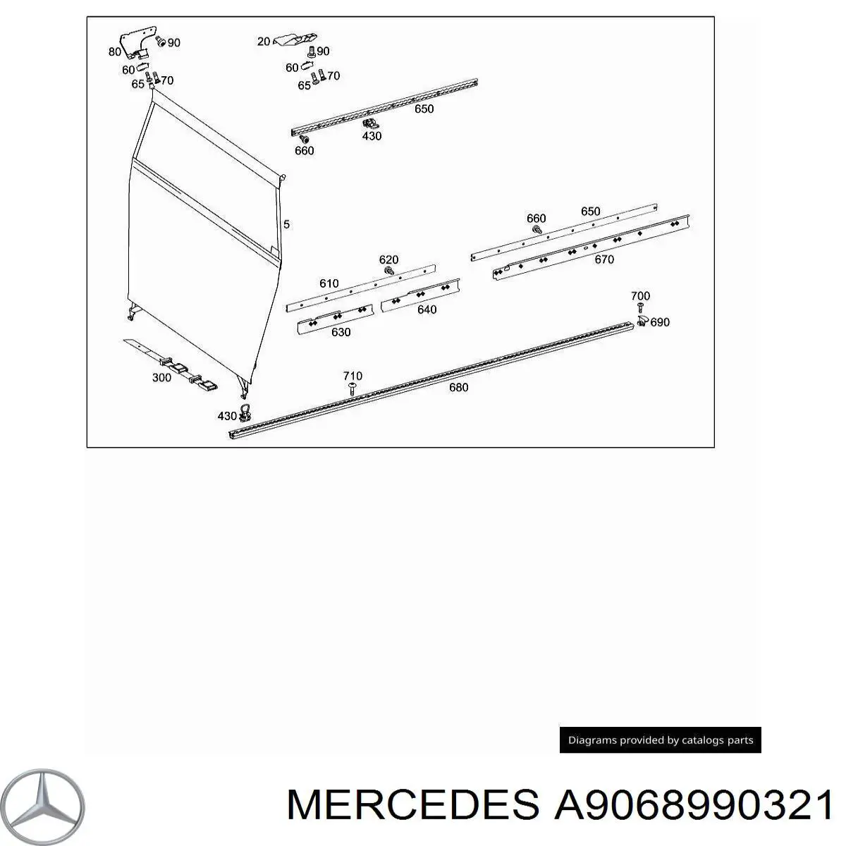  Mercedes A9068990321 ціна, від 6.74 USD