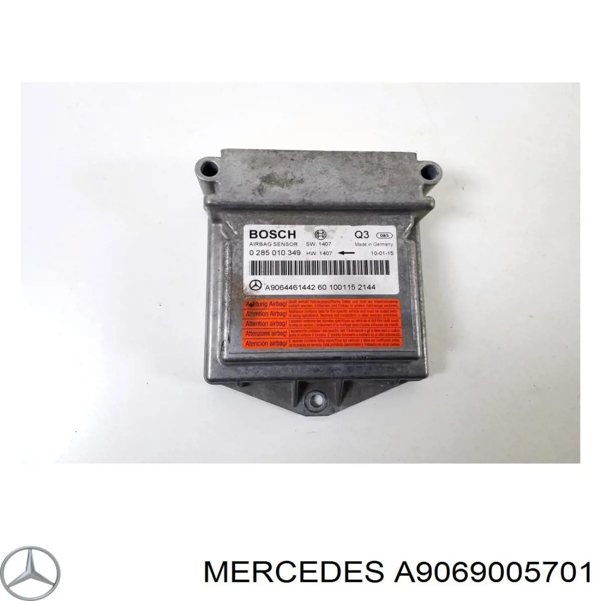 Модуль-процесор керування подушки безпеки Mercedes A9069005701 ціна, від 10.13 USD