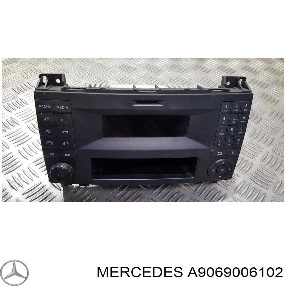 Магнітола (радіо AM/FM) Mercedes A9069006102 ціна, від 59.69 USD