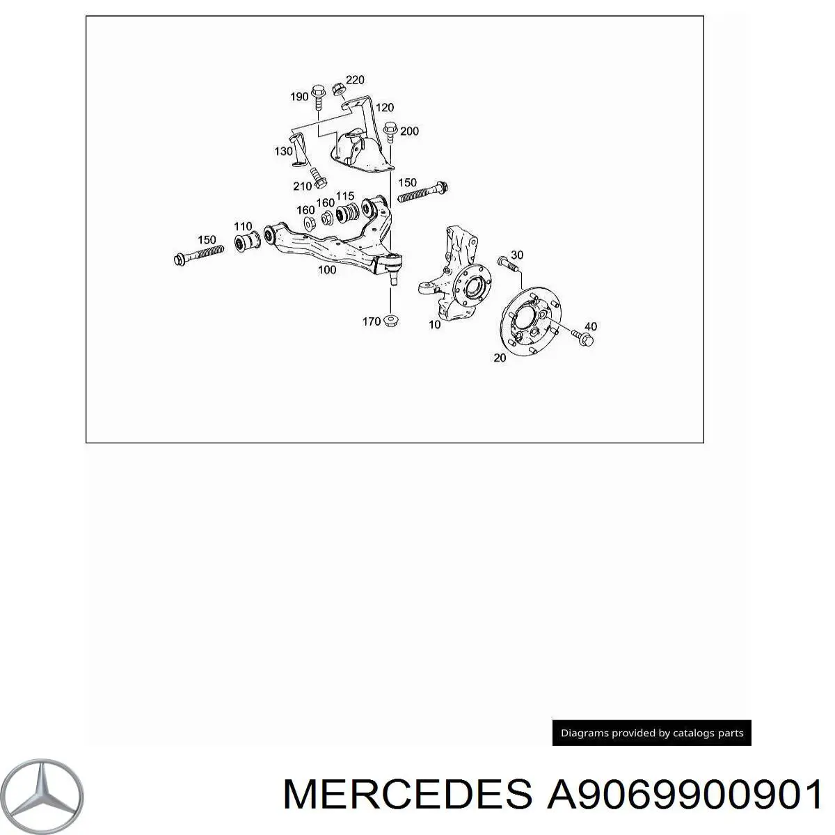  Mercedes A9069900901 ціна, від 10.27 USD