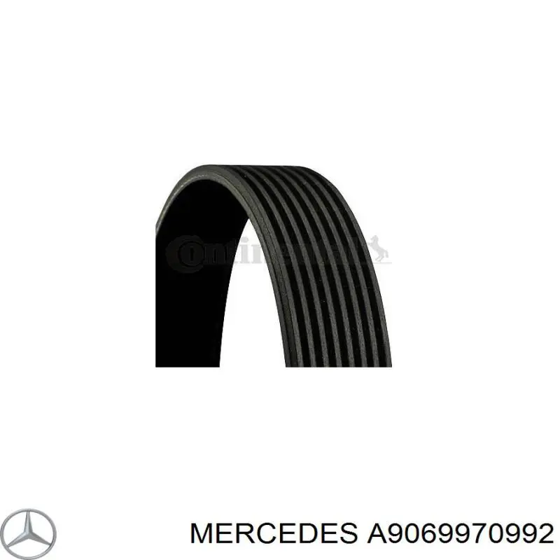 A9069970992 Mercedes Поліклиновий ремінь